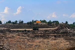 Widok na nieautoryzowaną placówkę Homesz na Zachodnim Brzegu, 17.11.2022 r. Zdjęcie: Nasser Ishtayeh/Flash90.