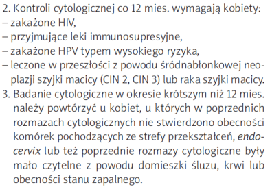 Rekomendacje Polskiego Towarzystwa Ginekologicznego dotyczce diagnostyki, profilaktyki i wczesnego wykrywania raka szyjki macicy 2006