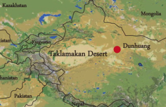 Lokalizacja Dunhuang; http://www.sciencedirect.com/science/article/pii/S2352409X1630164X