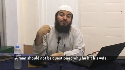 Haitham al-Haddad jest brytyjskim sdzi sdu szariackiego i czonkiem rady konsultacyjnej Islamskich Sdów Szariackich. Wypowiadajc si na temat przemocy domowej powiedzia: \