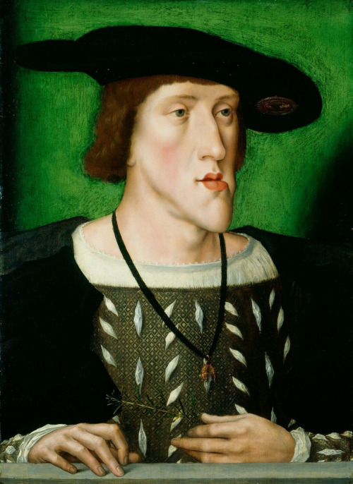Charles V , Holy Roman Emperor, ca. 1515 (reigned 1519-1556).