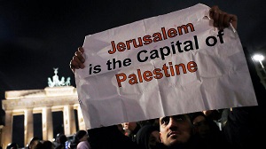 Antyizraelski wiec w Berlinie(Zdjęcie: EPA)