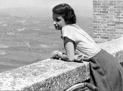 <span>Franklin na wakacjach w Toskanii, 1950.</span>
