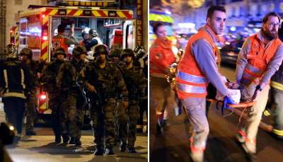 Sceny “twardego dihadu” przeciwko Francji; strzelanina z listopada 2015 r., w której islamici zamordowali 130 ludzi.