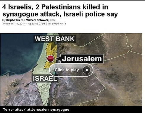CNN o zamachu w Jerozolimie: terroryci wczeni w liczb ofiar miertelnych.