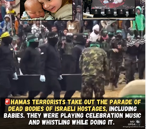 <span>Inwazja Hamasu na Izrael 7 padziernika 2023 r. bya czci dihadu Hamasu w celu zniszczenia Izraela i zastpienia go pastwem islamistycznym. Dihad nie ma na celu uwolnienia winiów ani usunicia osiedli i punktów kontrolnych, ale wymordowanie ydów i unicestwienie Izraela. Iran i Hamas nie przejmuj si tym, e dziesitki tysicy Palestyczyków straci ycie, dopóki maj pozwolenie na prowadzenie dihadu przeciwko Izraelowi. Kade porozumienie, które utrzyma Hamas u wadzy, utoruje drog islamistycznym mordercom, gwacicielom i zabójcom dzieci do przeprowadzenia jeszcze wikszej liczby masakr na Izraelczykach. Na zdjciu: terroryci z Hamasu paraduj z trumn zawierajc szcztki zamordowanego przez nich izraelskiego zakadnika przed tumem zwolenników w Chan Junus w Strefie Gazy 20 lutego 2025 r. (Zdjcie: Instagram)</span>