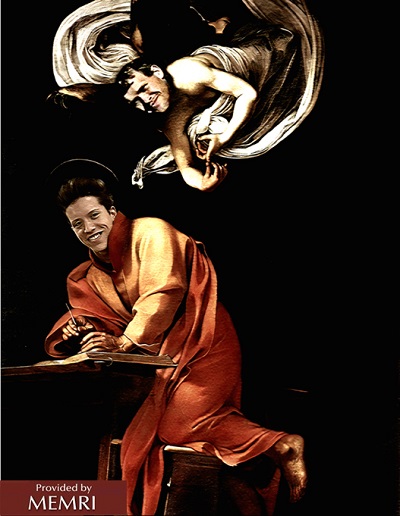 Rys. 9: Cyfrowo zmodyfikowany obraz Caravaggio \