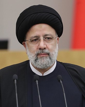 „Prezydent Islamskiej Republiki Iranu, Ebrahim Raisi, który niedawno ponownie zagrozi Izraelowi zagad.(zdjcie:Wikipedia)