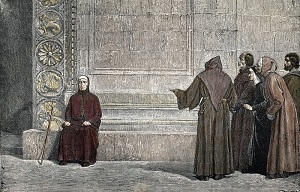 <span>Dante Alighieri na wygnanu. </span>