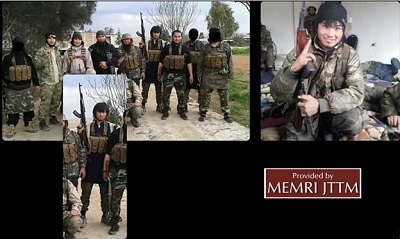 Byy rosyjski bojownik ISIS w Syrii w 2014 r. (ródo: Meduza.io, 16 maja 2023 r.)