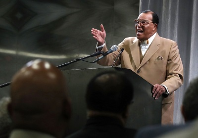 Louis Farrakhan, przywódca „Nation of Islam”, jedna z najbardziej antysemickich postaci dzisiejszej Ameryki.