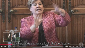 Przewodniczca brytyjskiej Komisji Spraw Zagranicznych Izby Gmin Emily Anne Thornberry. (Zrzut z ekranu)