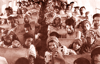 Żydzi jemeńscy w drodze do Izraela, 1949 r.