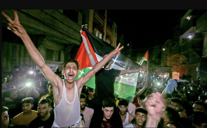 Gaza. Kadr z wideo z 17 stycznia 2025 r.   