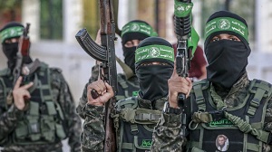 Bojownicy Hamasu.