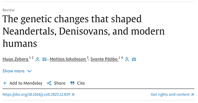 https://www.sciencedirect.com/science/article/pii/S0092867423014034#:~:text=When%20modern%20humans%20started%20spreading,with%20Neandertals14%20and%20Denisovans.&text=As%20a%20result%2C%20all%20people,variants%20that%20come%20from%20Neandertals.