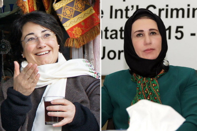 Haneen Zoabi (po lewej) i Nadat Abu Bakr (po prawej) s mówicymi bez ogródek posankami do  parlamentu - Zoabi w Izraelu a Abu Bakr na terytoriach palestyskich. I na tym zasadzie podobiestwa kocz si.<br />