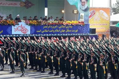 Czonkowie Iraskiego Korpusu Straników Islamskiej Rewolucji.            