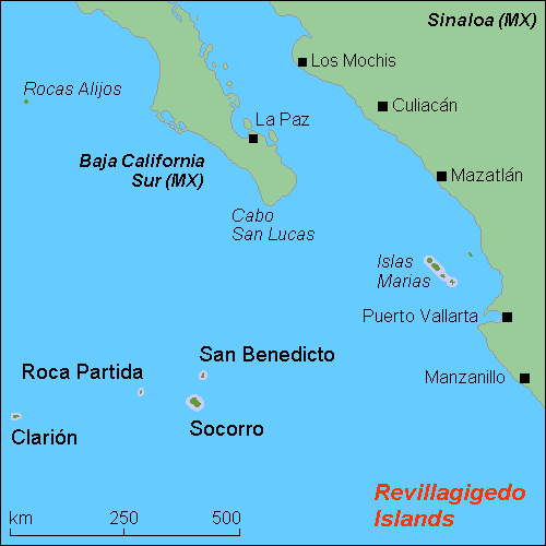 Archipelag Revillagigedo (z Wikipedii).