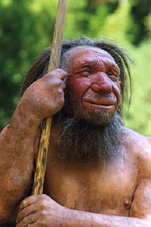 Rekonstrukcja wygldu neandertalczyka (ródo: Wikipedia)