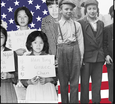 Dzieci pracowitych imigrantow - dziś i sto lat temu (Zdjęcie: New York Public Library, za magazynem \
