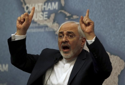Minister spraw zagranicznych Iranu, Mohammad Davad Zarif, przemawia w Chatham House w Londynie. (zdjcie: REUTERS)