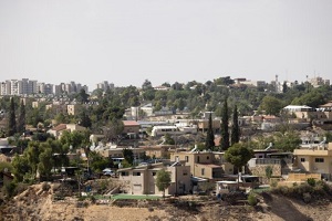 Widok na miasto Arad na południu Izraela, 17 października 2021. Zdjęcie: Yonathan Sindel/Flash90