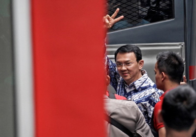 Basuki Rjahaja Purnama, znany jako Ahok<br />(zdjecie: ANTARA FOTO/UBAIDILLAH VIA REUTERS)