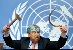 ‎António Guterres naczelny specjalista od banalizacji za. (ródo obrazu EoZ)
