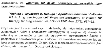 Wyimek z książki “Ukryte terapie” Jerzego Zięby