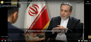 <span>Wygląda na to, że Iran używa dyplomacji, aby opóźniać, oszukiwać i rozwijać potencjał nuklearny za zamkniętymi drzwiami, jednocześnie zapewniając sobie finansowe i geopolityczne ustępstwa od Zachodu. Na zdjęciu: minister spraw zagranicznych Iranu Abbas Araghchi przekonuje do negocjacji 19 maja 2025. (Zrzut z ekranu nagrania na wideo)</span>