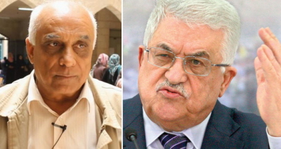 Profesor Abdul Sattar Kassem (po lewej) powiedzia w wywiadzie telewizyjnym, e ci, którzy kolaboruj z Izraelem, powinni by skazywani na mier. Kierownictwo Autonomii Palestyskiej uznao to za „podeganie” przeciwko prezydentowi  Mahmoudowi Abbasowi (po prawej) i aresztowao Kassema.