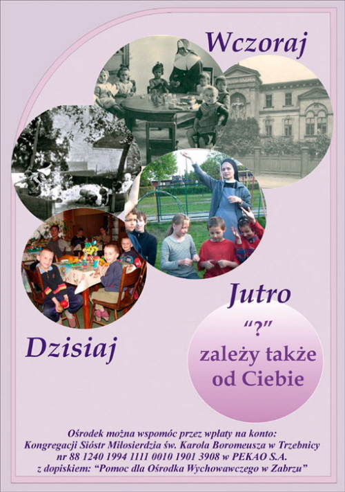 Zdjęcie ze strony Specjalnego Ośrodka Wychowawczego prowadzonego przez Siostry Boromeuszki