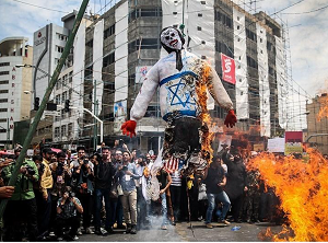 Dzie Al Quds w Teheranie. 2016 (ródo: Wikipedia - https://en.wikipedia.org/wiki/Calls_for_the_destruction_of_Israel)