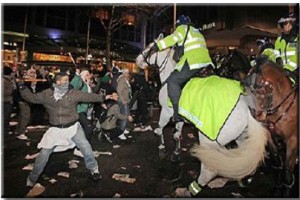 Protesty w Londynie przeciwko Izraelowi, stycze 2009