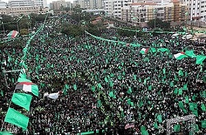 Obchody 25 rocznicy zaoenia organizacji terrorystycznej Hamas w Gazie, 8 grudnia w 2012 roku. (Wikipedia)