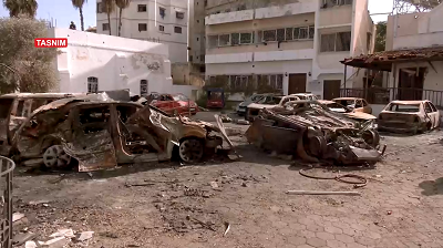 Parking szpitala arabskiego Al-Ahli po trafieniu w niego palestyńską rakietą, która nigdy nie dotarła do celu w Izraelu, 18 października 2023 r. (Źródło zdjęcia: Wikipedia)