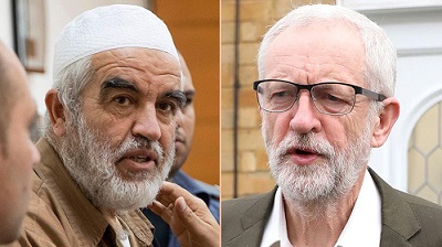 Raed Salah, imam z Izraele, „autorytet” Jeremy Corbyna mówi: „Ktokolwiek chce wicej wyjanie, niech zapyta, co zdarzyo si niektórym dzieciom w Europie, których krew bya mieszana w ciecie na [ydowski] wity chleb. Wielki Boe, czy to jest religia?...”  