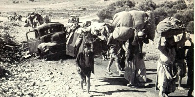 <span>Palestyscy uchodcy w 1948. Zdjcie: Wikimedia Commons.</span>