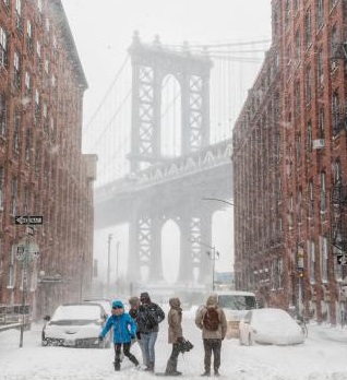 W Nowym Jorku panoway jedne z najniszych kiedykolwiek zanotowanych temperatur. NINO MARCUTTI/ALAMY