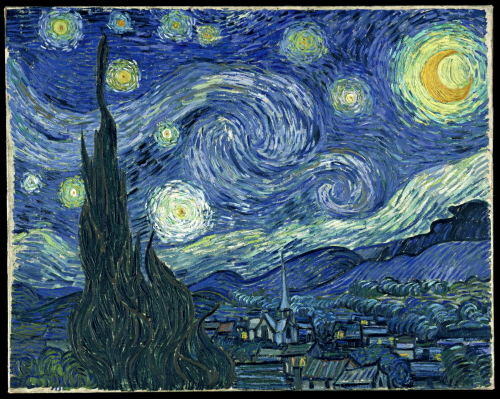 Gwiadzista noc, Vincent van Gogh; domena publiczna