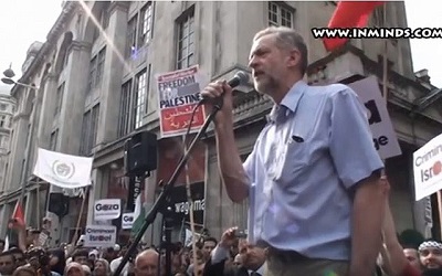 Jeremy Corbyn porównujcy Gaz do Stalingradu.