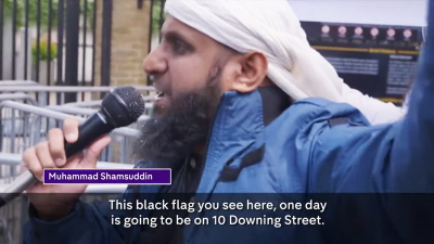 Muhammada Shamsuddina, 39-letniego mieszkajcego w Londynie islamist, pokazano w filmie dokumentalnym pod tytuem \