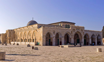 Meczet Al-Aksa na Wzgórzu Świątynnym w Jerozolimie. (Źródło: Andrew Shiva/Wikipedia)