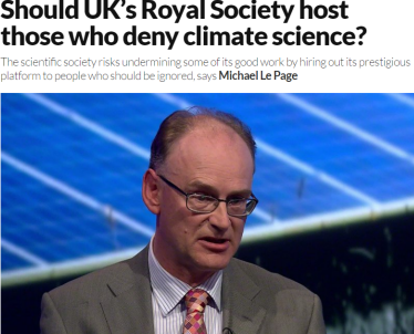 Czy brytyjskie Towarzystwo Królewskie powinno goci tych, którzy przecz nauce o klimacie? Na to pytanie warto sobie odpowiedzie po zapoznaniu si z wykadem Matta Ridley’a