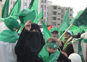 <span>Demonstracja zwolenników Hamasu. Fot. Creative Commons</span>
