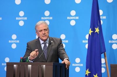  Dimitris Avramopoulos, komisarz Komisji Europejskiej do spraw migracji, spraw wewntrznych i obywatelstwa. (Zdjcie: EU2017EE Estonian Presidency) 