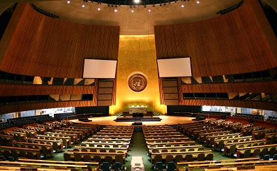 Sala Zgromadzenia Ogólnego ONZ (Źródło: Wikipedia)