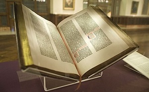 Biblia Gutenberga. Zdjęcie: Wikipedia.