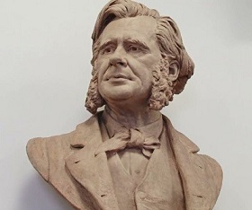 Popiersie Huxleya w Imperial College w Londynie